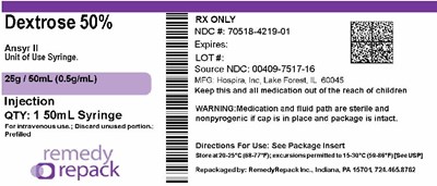 Mm2 (Dextrose 50 25g  50ml(0.5g mL) 70518 4219 01)